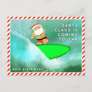 Hawaii Mele Kalikimaka julvykort Helg Vykort
