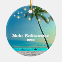 Hawaii Mele Kalikimaka Photo 2 Handflatan String L