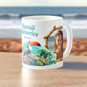 Hawaii Memories Photo Collage Souvenir Coffee Kaffemugg