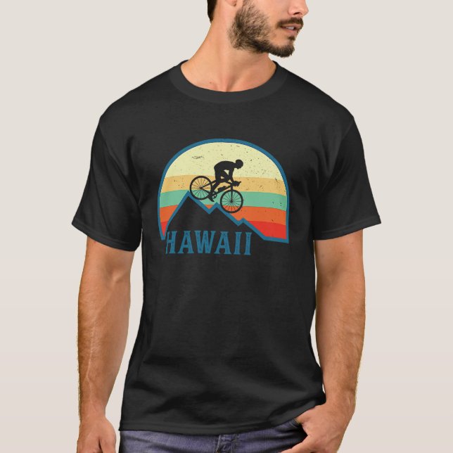 Hawaii Mountain Biking Hawaii MTB Hawaiian Moutain T Shirt (Framsida)