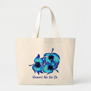 Hawaii No Ka Oe Beach Bag Jumbo Tygkasse