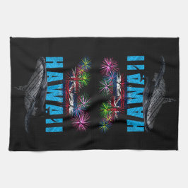 HAWAII NYE POLYNESIAN TRIBAL HUMPBACK FIREWORKS KÖKSHANDDUK