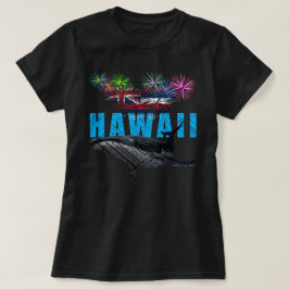 HAWAII NYE POLYNESIAN TRIBAL HUMPBACK FIREWORKS T SHIRT