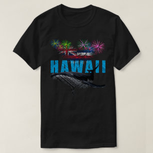 HAWAII NYE POLYNESIAN TRIBAL HUMPBACK FIREWORKS T SHIRT