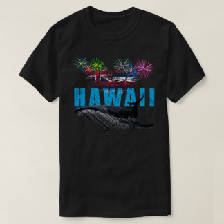 HAWAII NYE POLYNESIAN TRIBAL HUMPBACK FIREWORKS T SHIRT