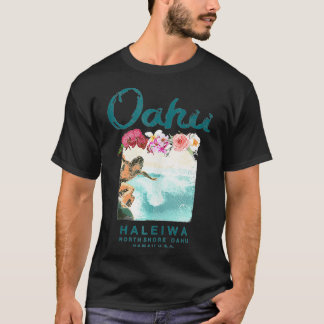 Hawaii Oahu North Shore Vintage Hawaiian Surfa T Shirt