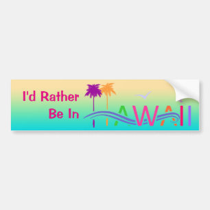Hawaii öar bildekal