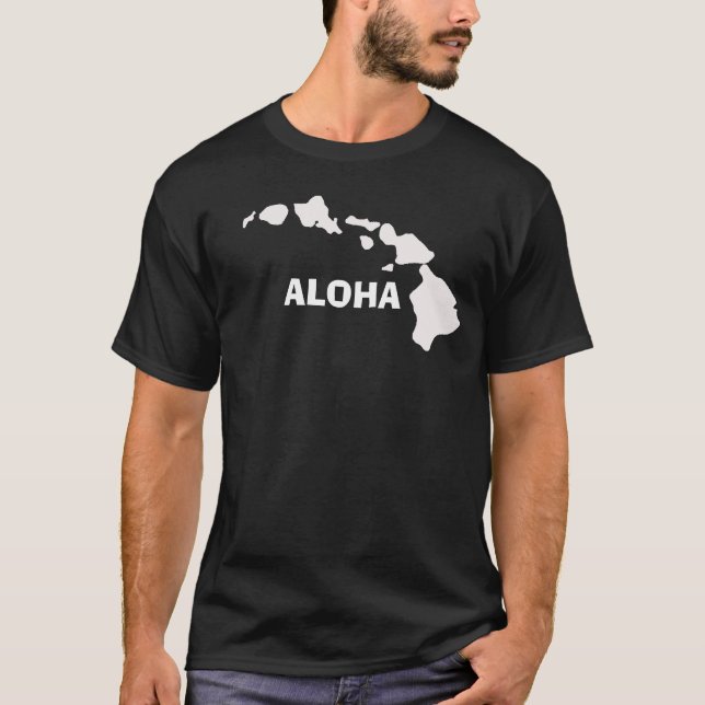 Hawaii öar tee (Framsida)