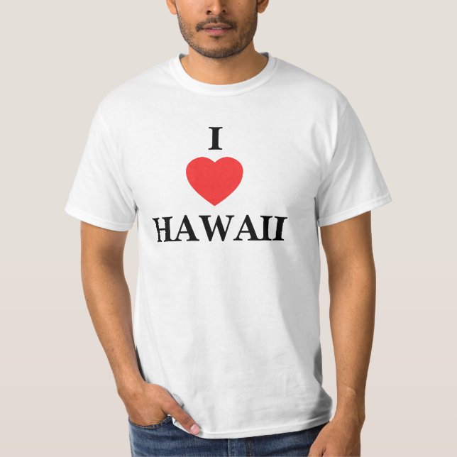 Hawaii öar tee (Framsida)