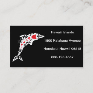 Hawaii öar visitkort