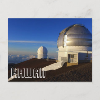 Hawaii-observatoriet Mauna Kea-resefotografi Vykort