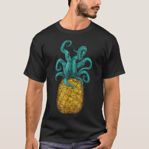 Hawaii Octopus Pineapple Aloha Beach Hawaii Summ T Shirt