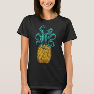 Hawaii Octopus Pineapple Aloha Beach Hawaii Summ T Shirt