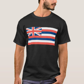 Hawaii officiellstatlig flagga tee