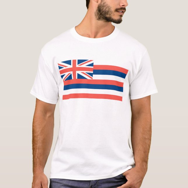 Hawaii officiellstatlig flagga tröja (Framsida)