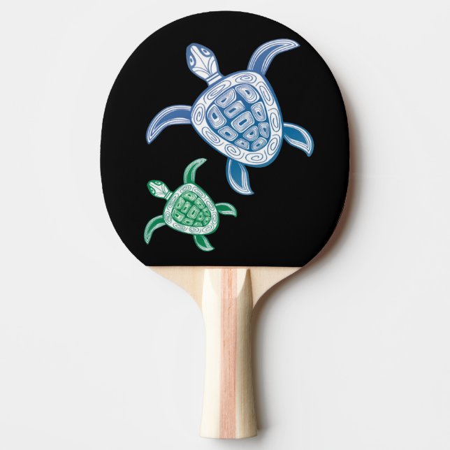 Hawaii ösköldpadda pingisracket (Framsidan)