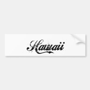 Hawaii-östen tvättat vintage bildekal