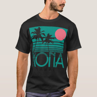 Hawaii Palm Trees Surf Vintage Retro Hawaiian Isla T Shirt