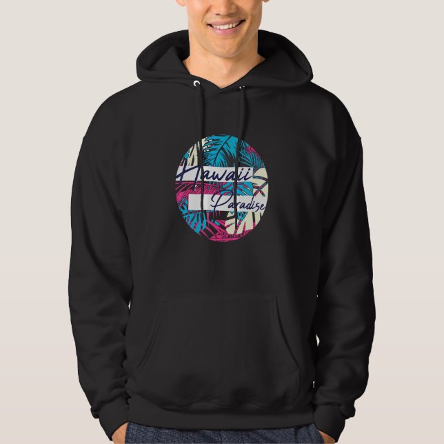 Hawaii Paradis Semester Hoodie (Framsida)