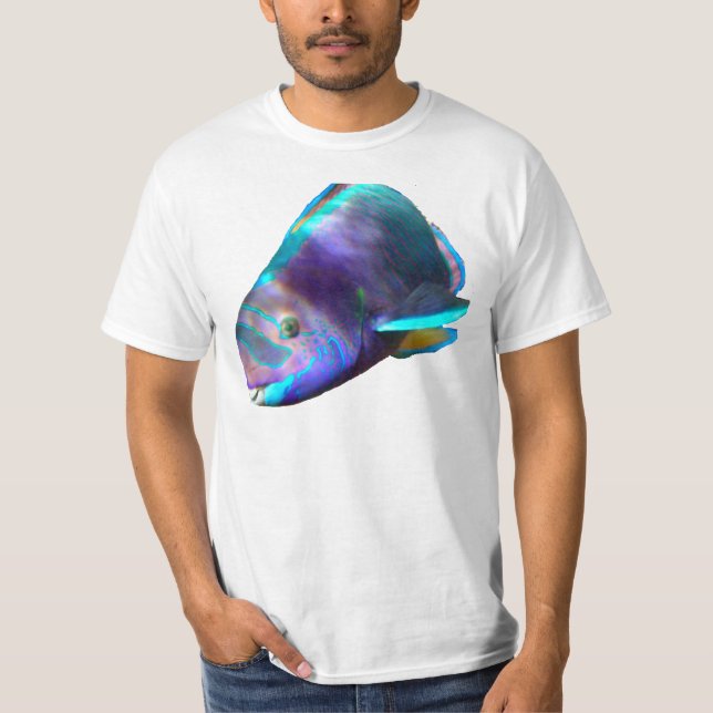 Hawaii Parrot Fish - Uhu T Shirt (Framsida)