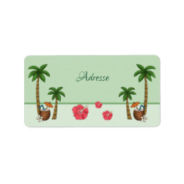 Hawaii personalisiert adressetikett