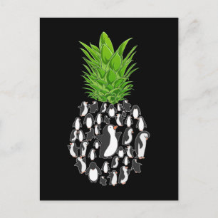 Hawaii Pineapple Penguins Vykort