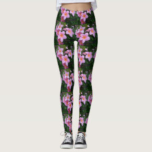 Hawaii Plumeriablommor Leggings