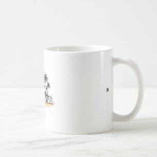 Hawaii Poipu Beach Park Retro Surfing Strand Kaffemugg