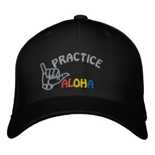 Hawaii Practice Aloha Shaka (Hitt lös) Broderad Keps