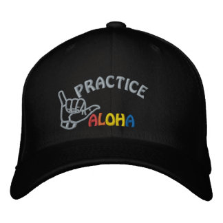 Hawaii Practice Aloha Shaka (Hitt lös) Broderad Keps