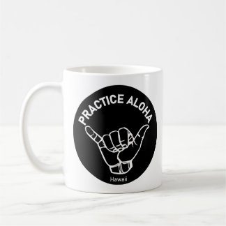 Hawaii Practice Aloha Shaka (Hitt lös) Kaffemugg