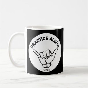 Hawaii Practice Aloha Shaka (Hitt lös) Kaffemugg
