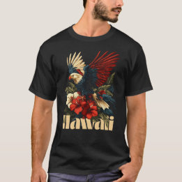 Hawaii Pride Eagle Design T Shirt