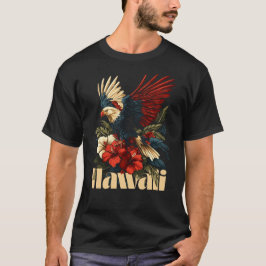 Hawaii Pride Eagle Design T Shirt