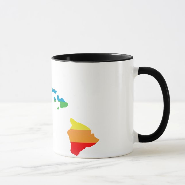 Hawaii-pridet... strippat. mugg (Höger)