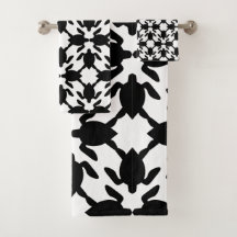 Hawaii print Modern Honu (havssköldpadda) Mönster