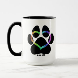 Hawaii Puppy Kärlek Rainbow Mugg