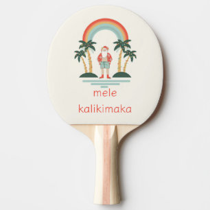 Hawaii/Rainbow/Handflatan Santa Pingisracket