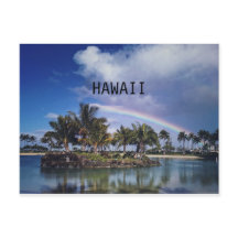HAWAII RAINBOW POSTCARD