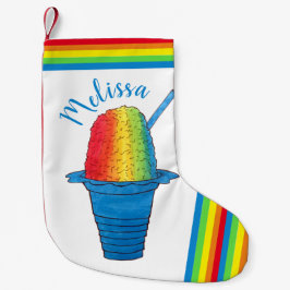 Hawaii Rainbow Shave Ice Frozen Dessert Hawaii Liten Julstrumpa