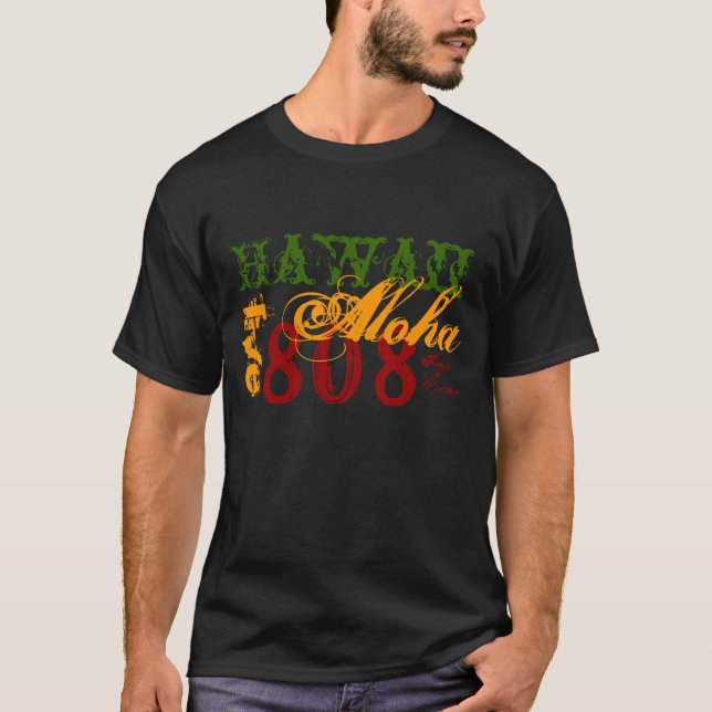 Hawaii Rasta utslagsplats T-shirt (Framsida)