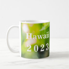 Hawaii Red Hibiscus Flower Resa År Kaffemugg