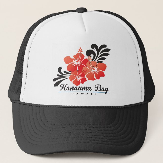Hawaii Red Hibiscus Flowers Keps (Framsida)