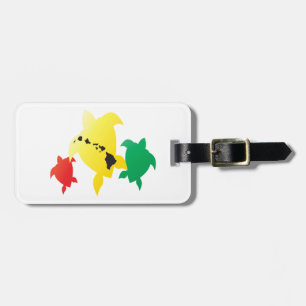Hawaii Reggaesköldpaddor Bagagebricka