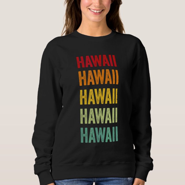 Hawaii regnbåge  Hawaii delstat T Shirt (Framsida)