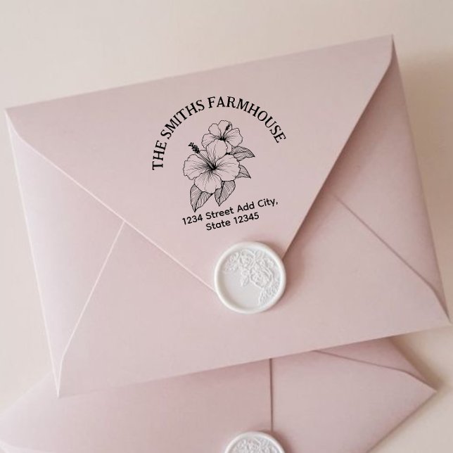 Hawaii returadress frimärke självfärgande stämpel (Skapare uppladdad)