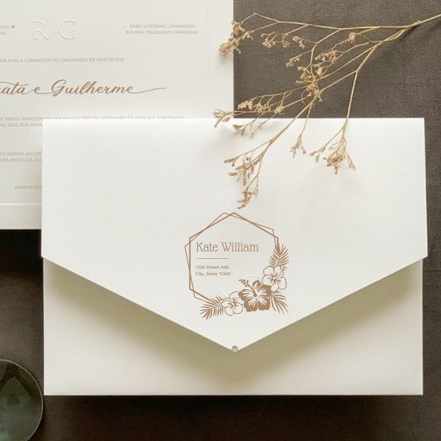 Hawaii returadress frimärke stämpel (Skapare uppladdad)