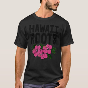 Hawaii Roots Women Flower Aloha Party Kärlek T Shirt