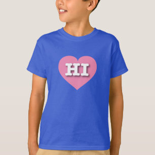 Hawaii Rosa Heart - I kärlek HI Tröja