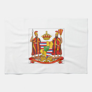 Hawaii royalvapensköld kökshandduk